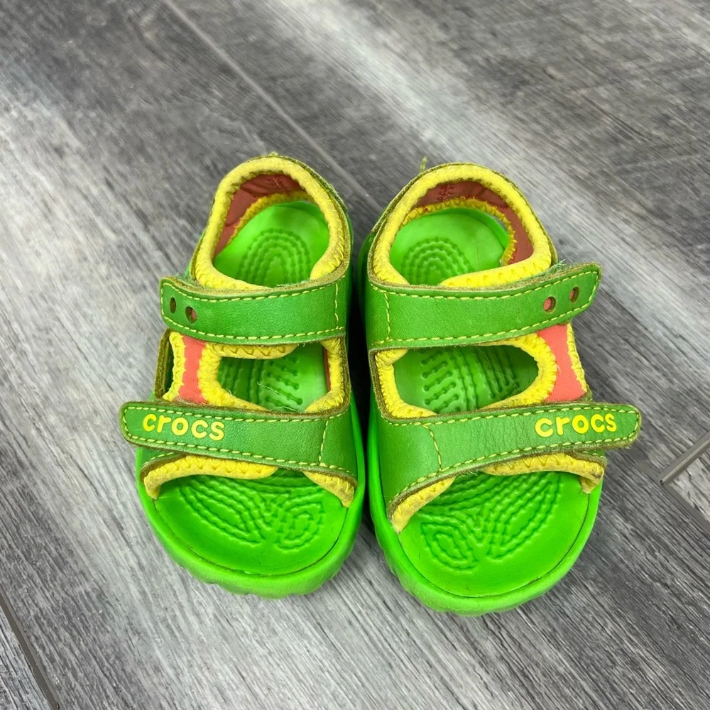 Crocs Baby Green Sandals‎